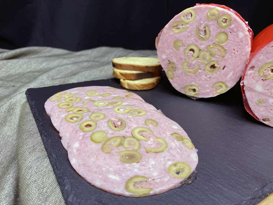 Mortadela Aceitunas París